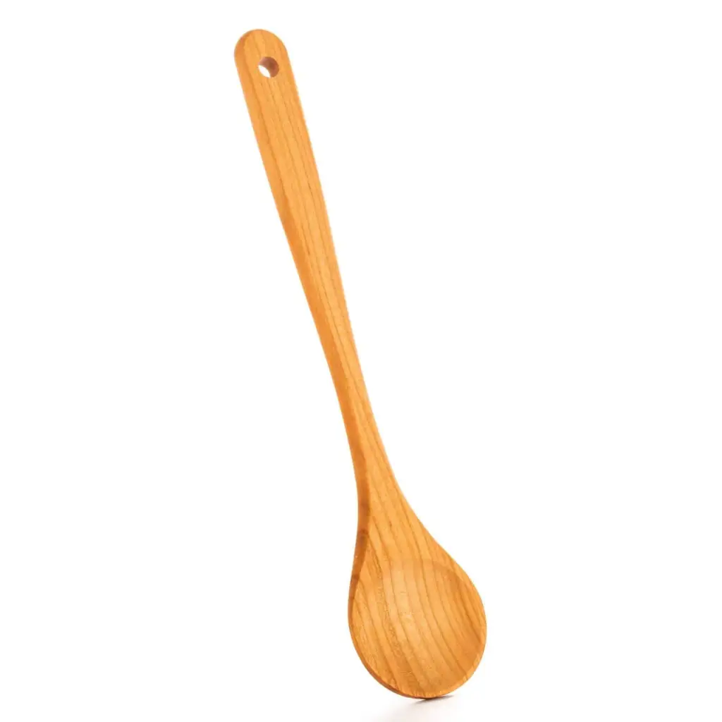 Custom Engraved Cherry Wood Cooking Spoon - Personalized Wooden Kitchen Utensil - Image 5