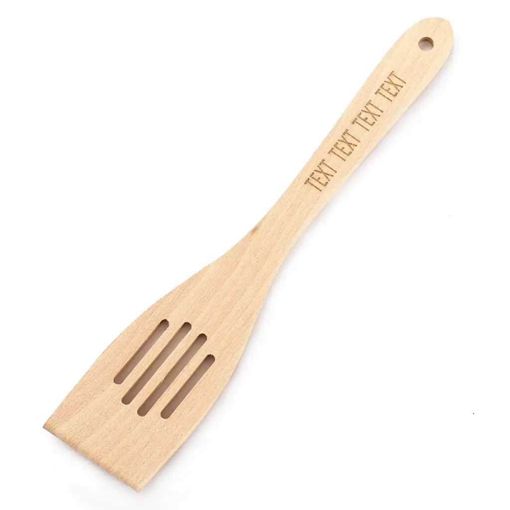Custom Wooden Spatula - Laser Engraved, Personalized Kitchen Utensil - Image 3